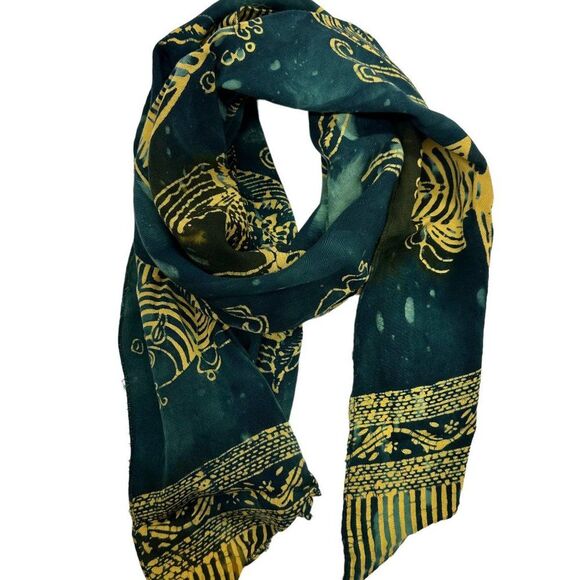 Unbranded Accessories - Buster ‘N’ Bogi Tie Dyed Fish Scarf